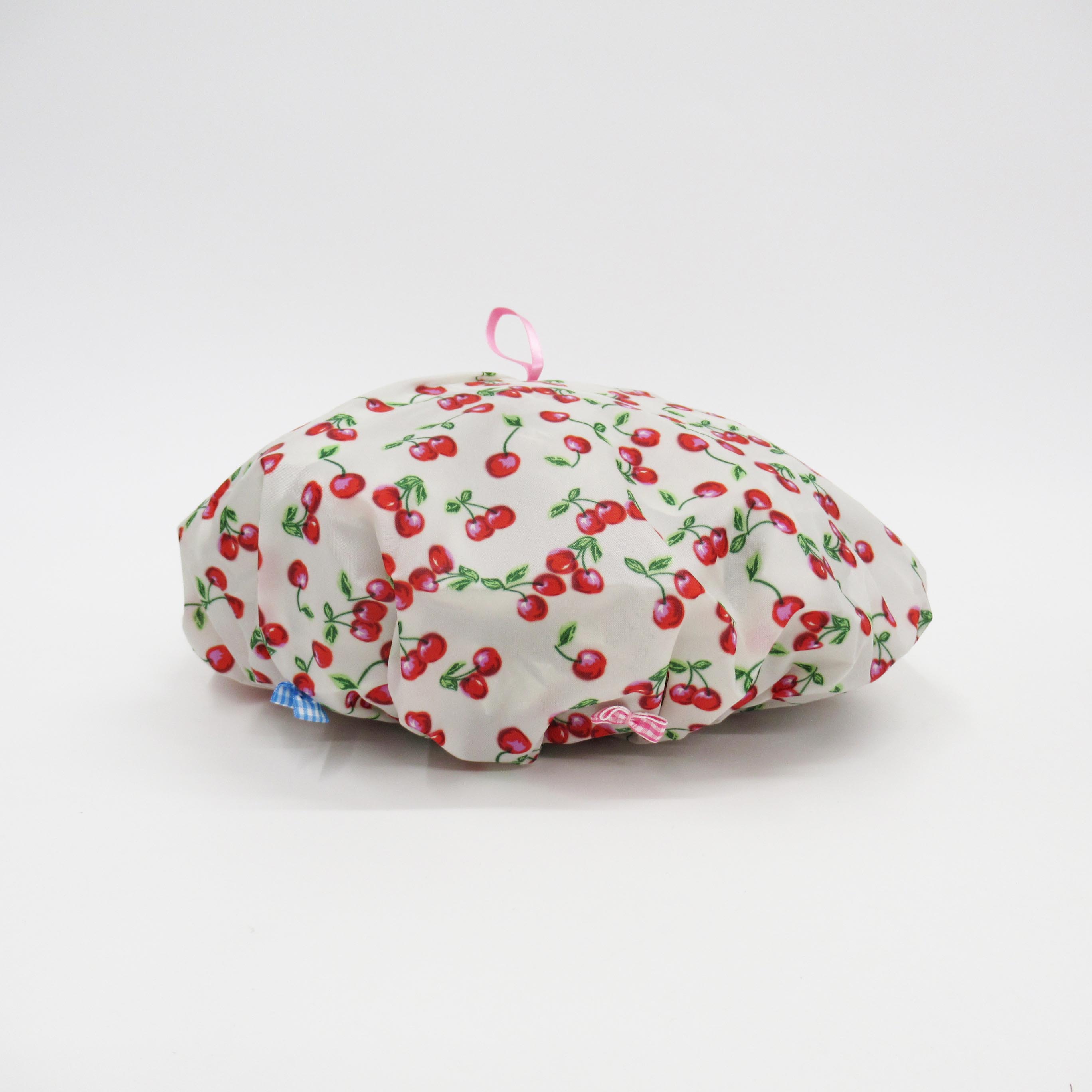 TUNIC  ナイロン チェリーのリボンキャップ/A オフ